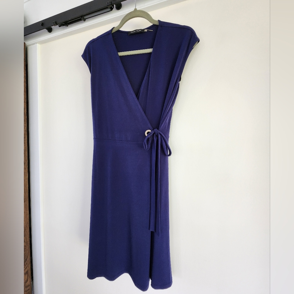 Beautiful Navy Wrap Dress